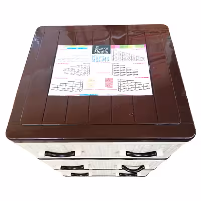 فایل کشویی الوند پلاستیک طرح حصیری کد 405