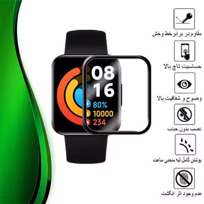 محافظ صفحه نمایش تراستکتور مدل PMTA مناسب برای ساعت هوشمند شیائومی Redmi Watch 2