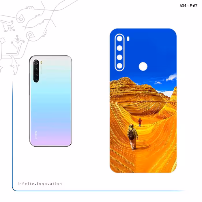 برچسب پوششی ماهوت مدل Amazing Rocks مناسب برای گوشی موبایل شیائومی Redmi Note 8 2021