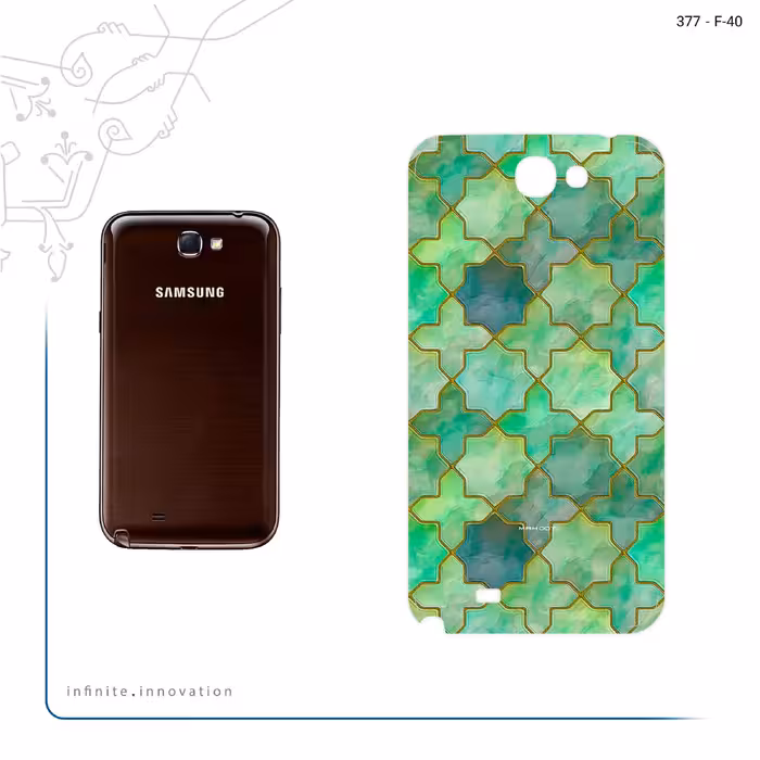 برچسب پوششی ماهوت مدل Iran Tile 8 مناسب برای گوشی موبایل سامسونگ Galaxy Note 2
