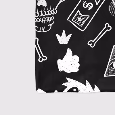 دستمال سر و گردن هاماگراف مدل اسکلت