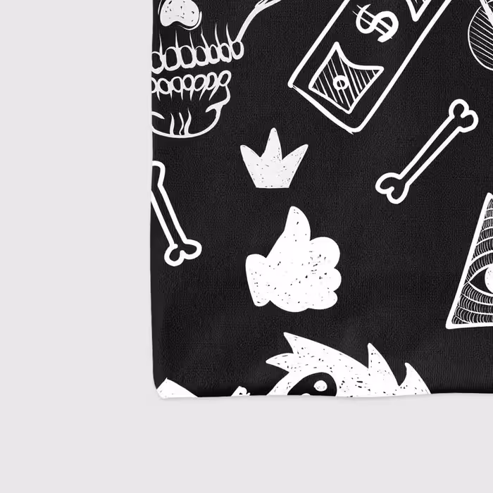 دستمال سر و گردن هاماگراف مدل اسکلت