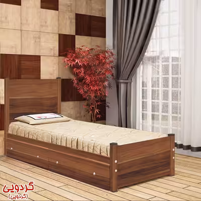 تخت خواب یک نفره کد SP001 سایز 90x200 سانتیمتر