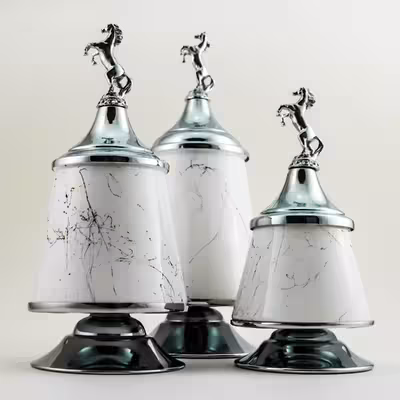 بانکه مدل کندی هرمی کد PS10 مجموعه 3 عددی
