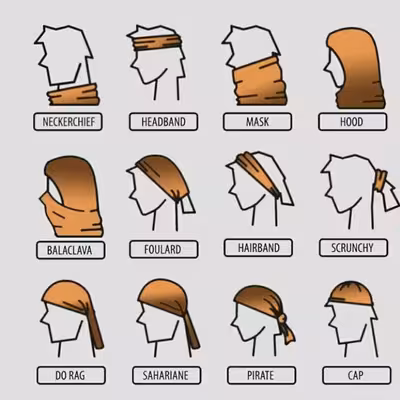 دستمال سر و گردن مدل COOL