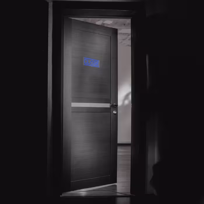 چراغ دیواری نئون دیزاین طرح Close_BL