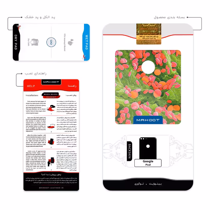 برچسب پوششی ماهوت مدل Atom Universe 3 مناسب برای گوشی موبایل گوگل Pixel