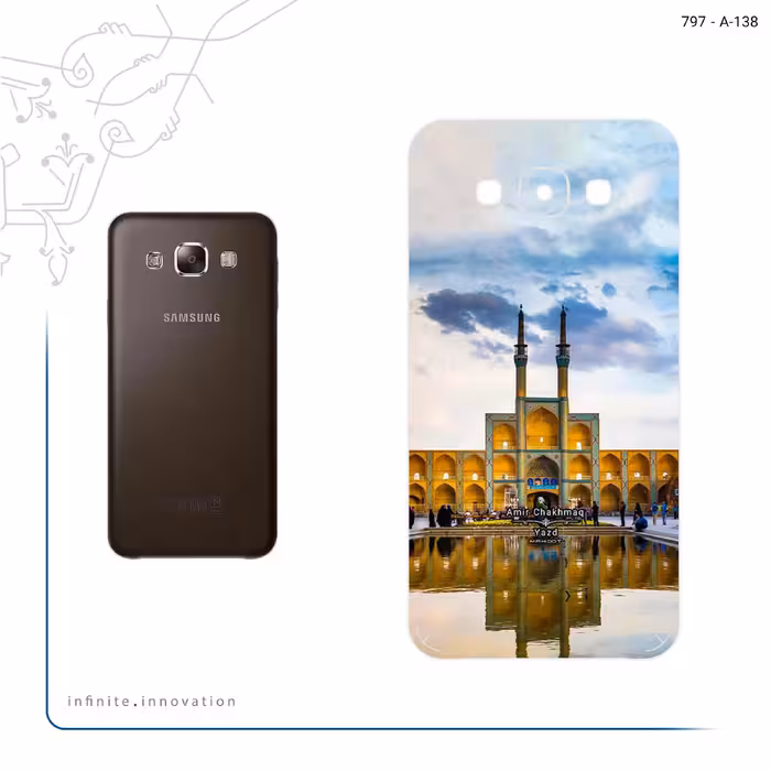 برچسب پوششی ماهوت مدل Amir Chakhmaq Square Yazd مناسب برای گوشی موبایل سامسونگ Galaxy E7