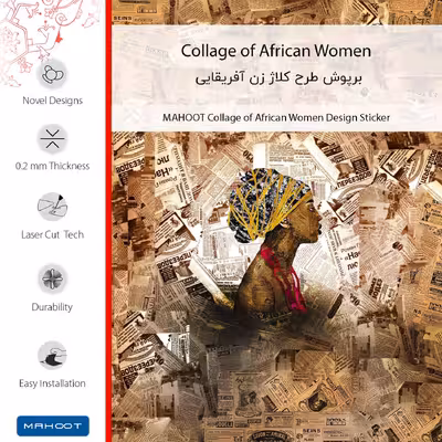 برچسب پوششی ماهوت مدل Collage of African Women مناسب برای گوشی موبایل شیائومی Redmi Note 10 Pro (China)