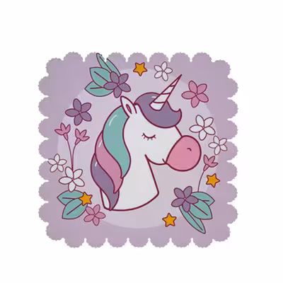 رومیزی طرح یونی کورن   کد 8264B