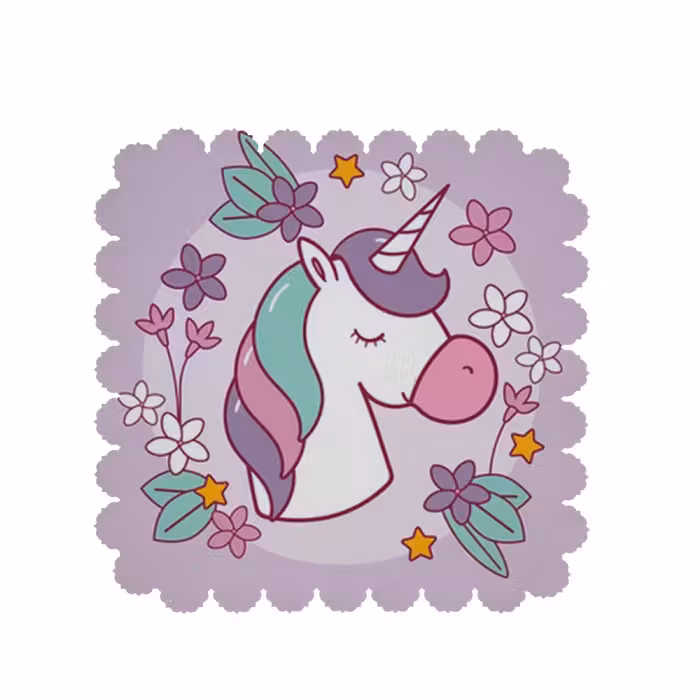 رومیزی طرح یونی کورن   کد 8264B