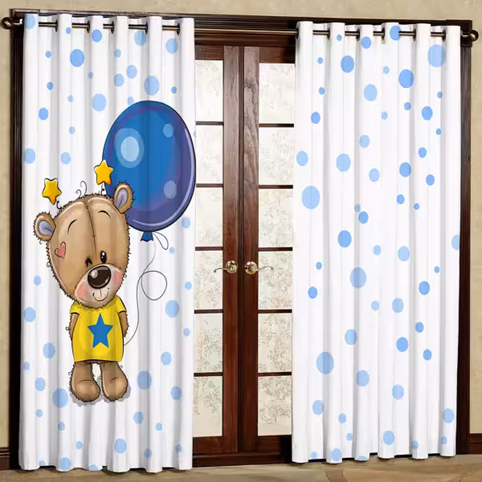 پرده مدل پانچی کد 5757 سایز 280x140 سانتی متر