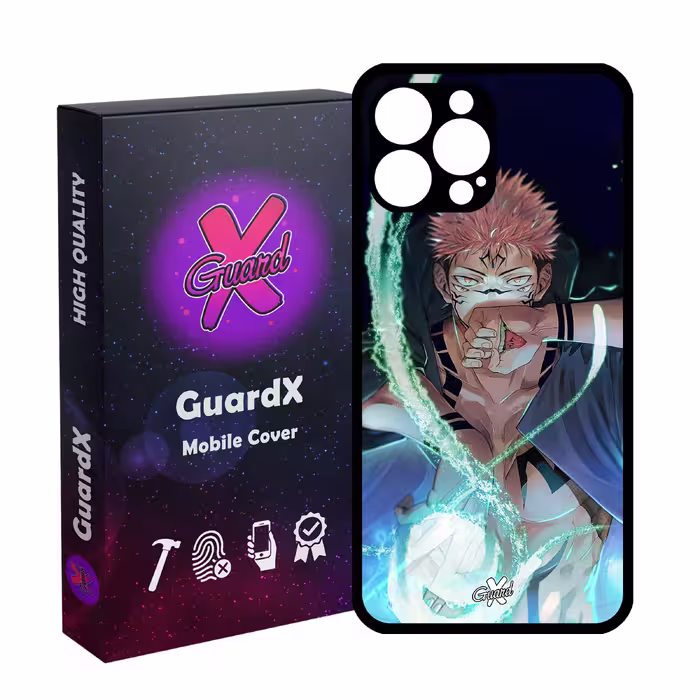 کاور گارد ایکس طرح Sukuna Anime مدل Glass10571 مناسب برای گوشی موبایل اپل iPhone 13 Pro Max