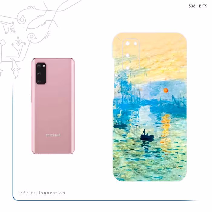 برچسب پوششی ماهوت مدل Impression of Monet مناسب برای گوشی موبایل سامسونگ Galaxy S20