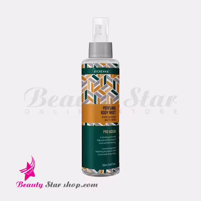 خوشبو کننده بدن (بادی میست) ریچنا مدل PRO AQUA حجم 250 میلی لیتر