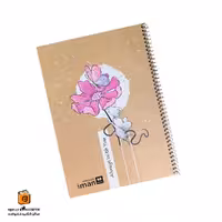 دفتر خط دار کرافت 60 برگ طرح موش و گل ایمان (iman)