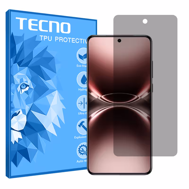 گلس ویوو X200 Ultra مدل هیدروژلی پرایوسی برند تکنو کد S