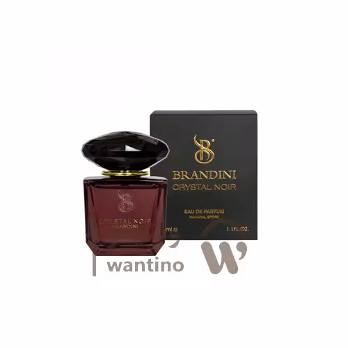 عطر ادکلن زنانه ورساچه کریستال نویر یا ورساچه مشکی برندینی (Brandini Versace Crystal Noir) حجم 33 میل
