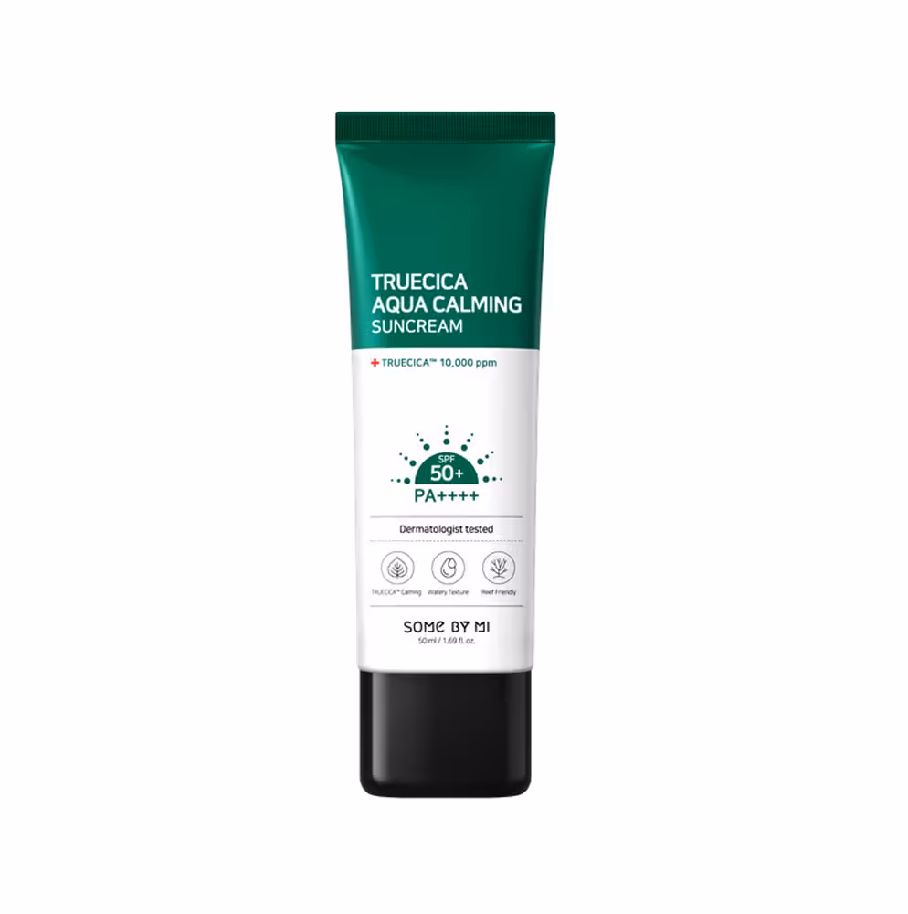 ضد آفتاب سام بای می Some By Mi مدل Truecica Aqua Calming  SPF50 حجم 50 میلی لیتر