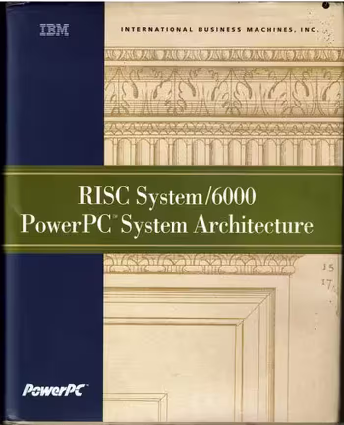 خرید و دانلود نسخه کامل کتاب RISC System/6000 PowerPC System Architecture