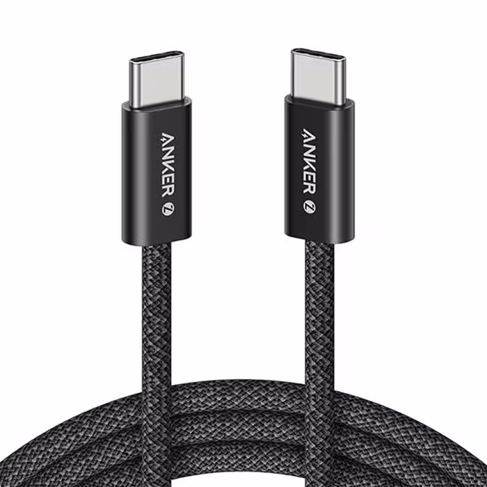 کابل تبدیل USB-C به USB-C انکر مدل Zolo A8060 طول 1.5 متر