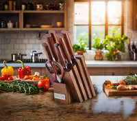 سرویس چاقوی استیل آلمانی 8 پارچه عرشیا KS118-3189