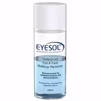 محلول پاک کننده تخصصی آرایش ضد آب چشم و صورت آیسول 150ml