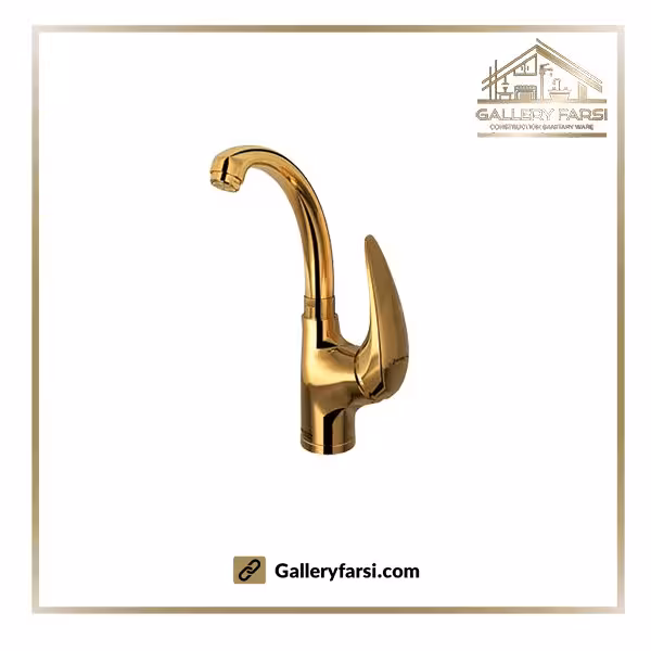 شیر روشویی شودر متحرک مدل سنیور طلا