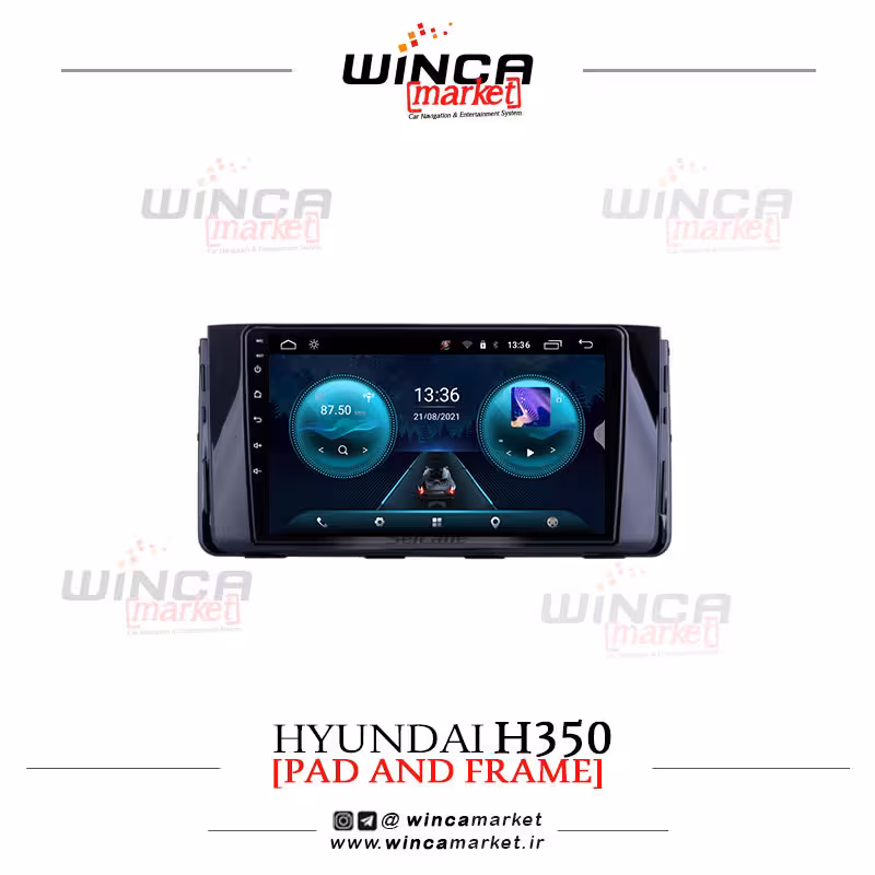 مانیتور فابریک اندروید هیوندای H350 سری اس S400 پلاس وینکا WINCA مدل RS855