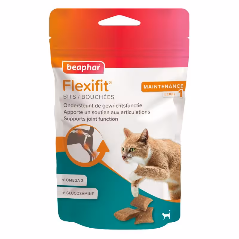 مکمل مفاصل گربه بیفار مدل Flexifit وزن 35 گرم