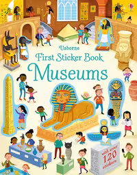 کتاب Usborne first sticker book Museums