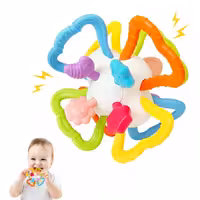 اسباب بازی توپ جغجغه ای و دندانگیر هانگر HUANGER