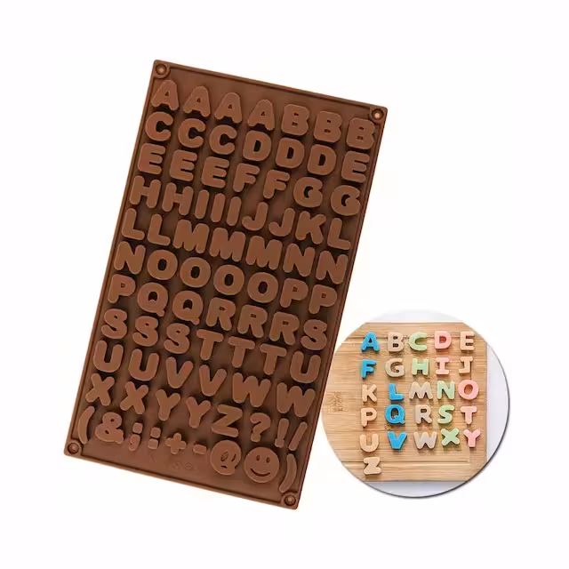 قالب سیلیکون حروف لاتین