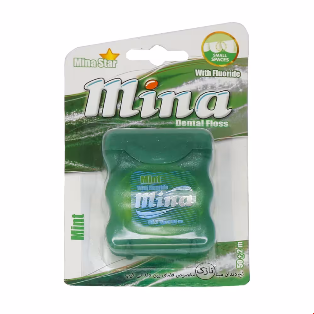 نخ دندان نعنایی نازک مینا