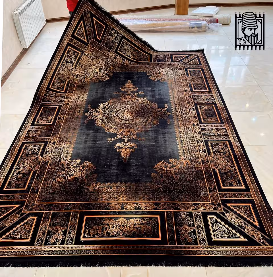 فرش 1240 شانه طرح دستباف کد D1060