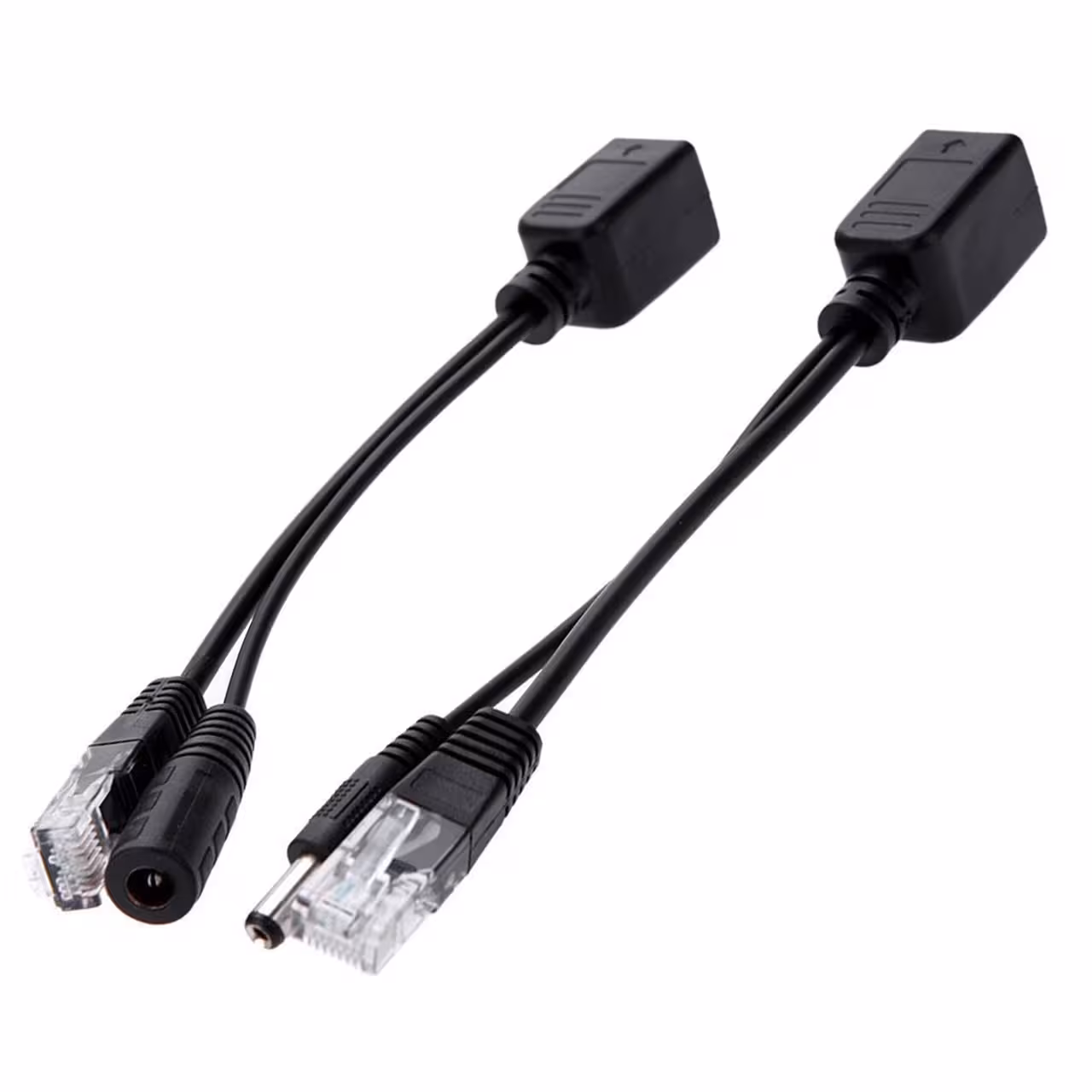 آداپتور POE با دو کابل برق نر و ماده