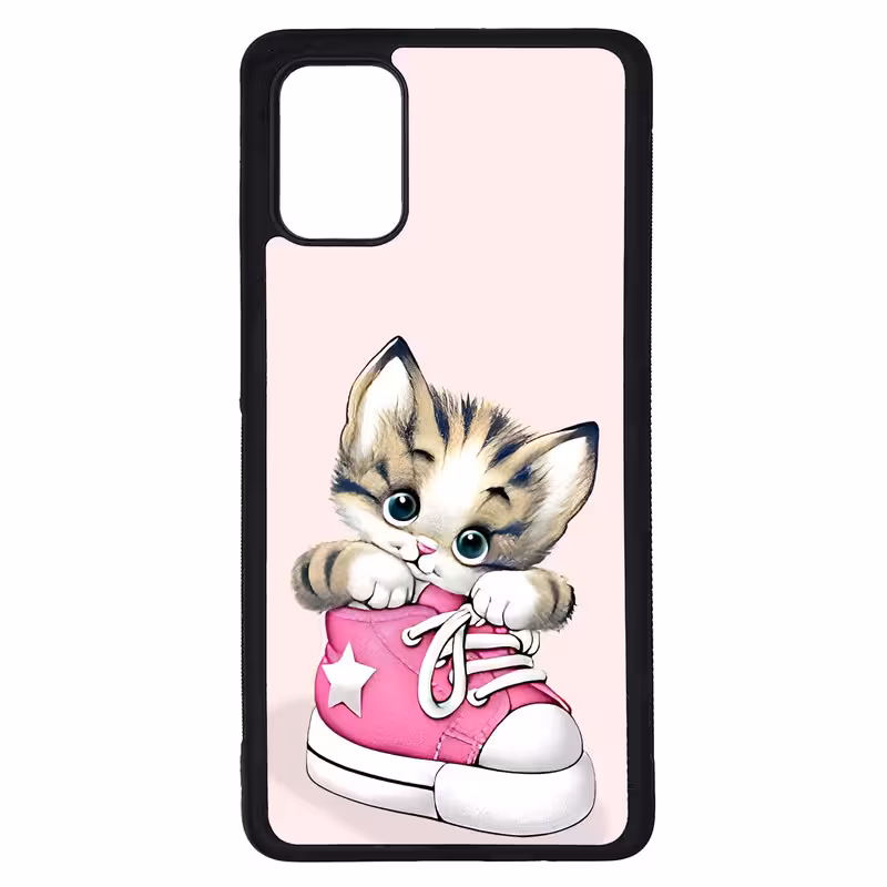 کاور طرح بچه گربه کد G-120 مناسب برای گوشی موبایل سامسونگ Galaxy A71 | دیجی قاب دونی