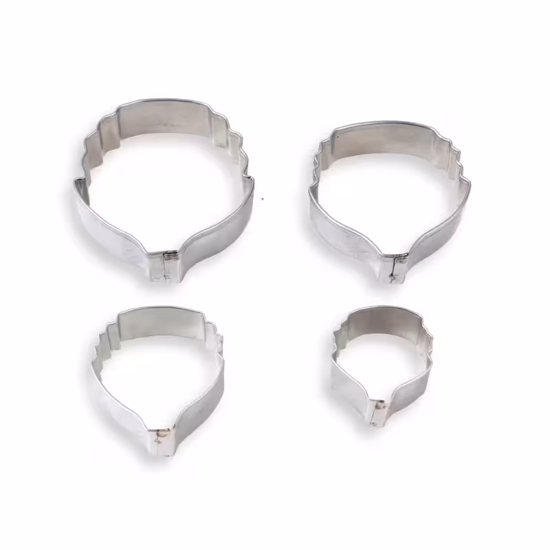 بودکور ست کاتر گلسازي 4 تايي گلبرگ گل کلمي 230023