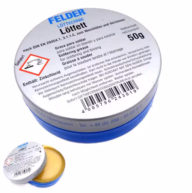 روغن لحیم 50 گرمی FELDER LOTFETT (اصلی)