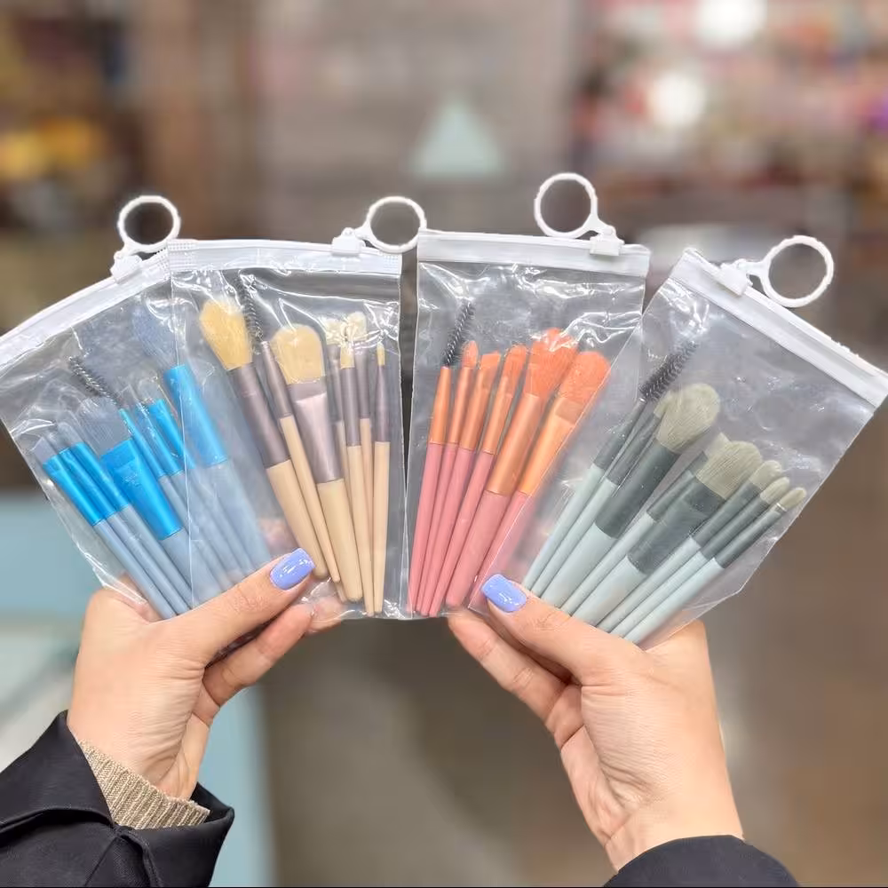 ست براش مینی 8 عددی زیپی