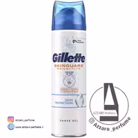 ژل اصلاح برند ژیلت ضد حساسیت اسکین گارد GILLETTE SKINGUARD حجم 200 میل