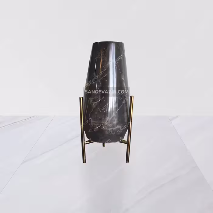 گلدان دکوری کوچک سنگی طرح مینا