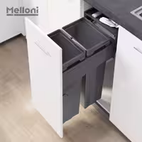 سطل 2 قلو Max Bin ملونی 9018 - یراقینو فروش یراق آلات کابینت و درب