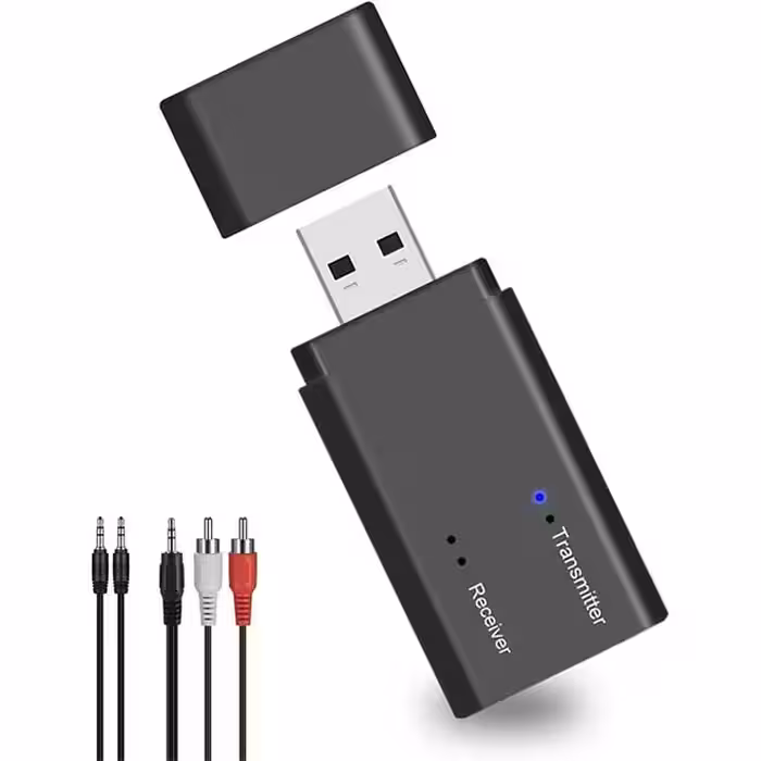 فرستنده و گیرنده بلوتوث 2 در 1 فرستنده دانگل بی سیم صوتی Greatzer 5.0 USB