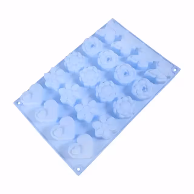 قالب سیلیکون قلب و پروانه 20 عددی