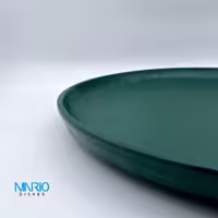 بشقاب چروک 27 سانت ملامین سبز F24
