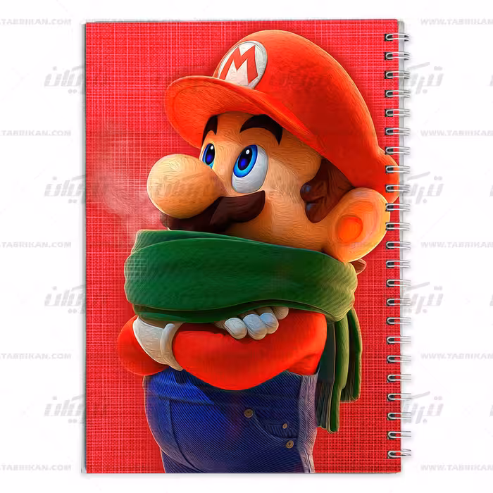 دفتر مشق کارتون سوپر ماریو