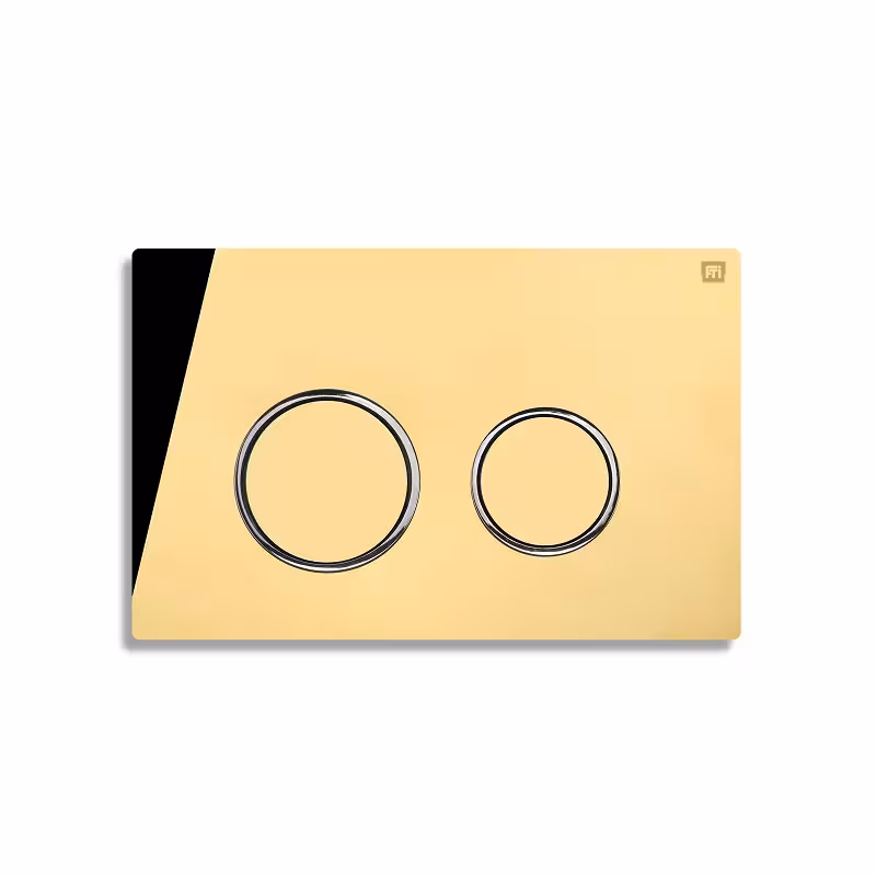 فلاش تانک ایران والهنگ دوزمانه (دکمه گرد طلایی آبکاری شده)