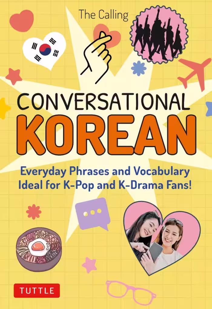 مکالمات کره ای | کتاب کره ای Conversational korean everyday phrases and vocabulary ideal for k-pop and k-drama fans