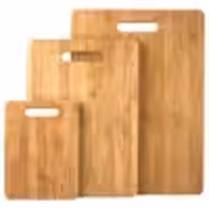 تخته برش بامبو بسته سه عددی مدل QA-0011